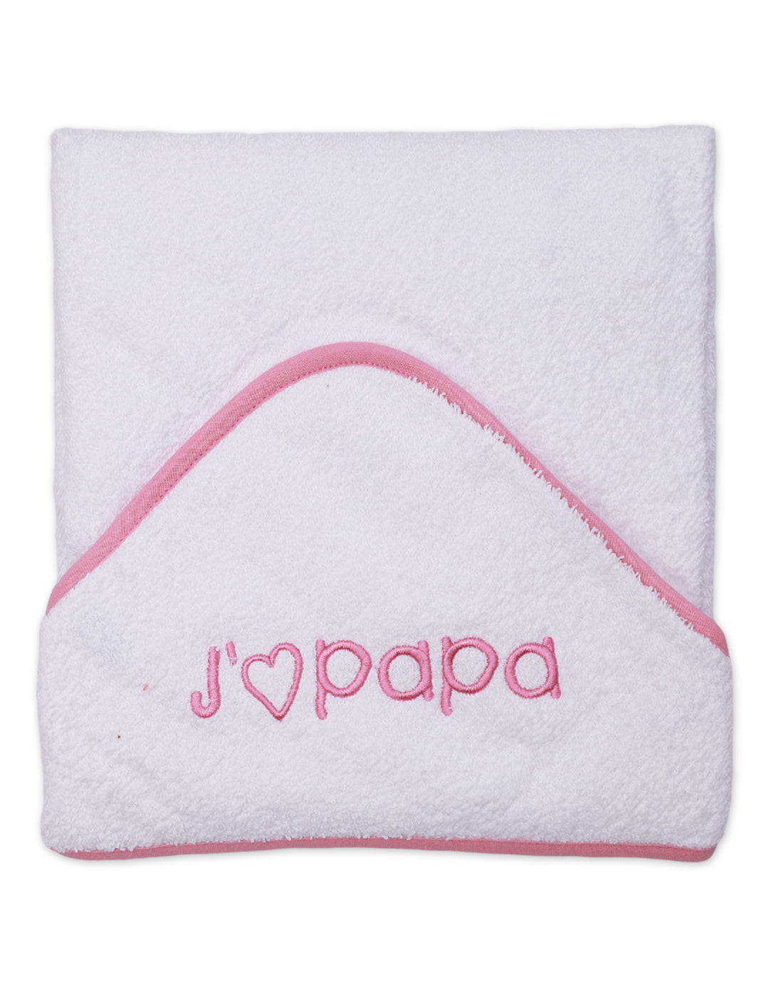 Zubaida's Bath Towel Hooded I love Papa