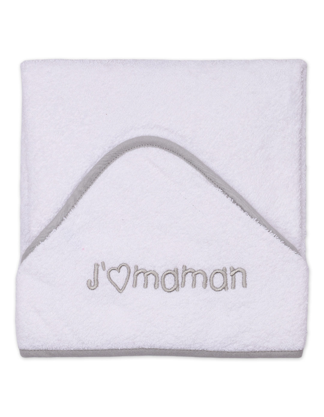 Zubaida's Bath Towel Hooded I love Mama