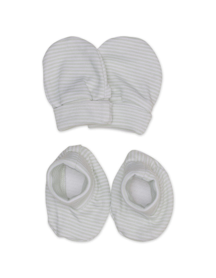 Zubaida's Mittens & Booties Set Striped - Fox Theme - Zubaidas Official™