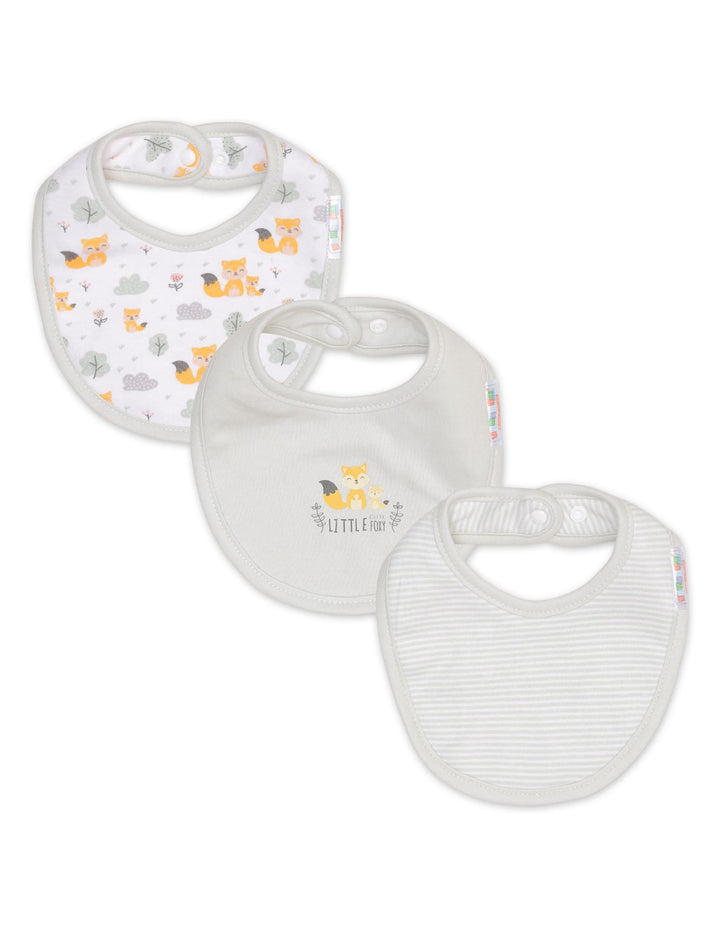 Zubaida's Bibs Pack of 3 - Fox Theme - Zubaidas Official™