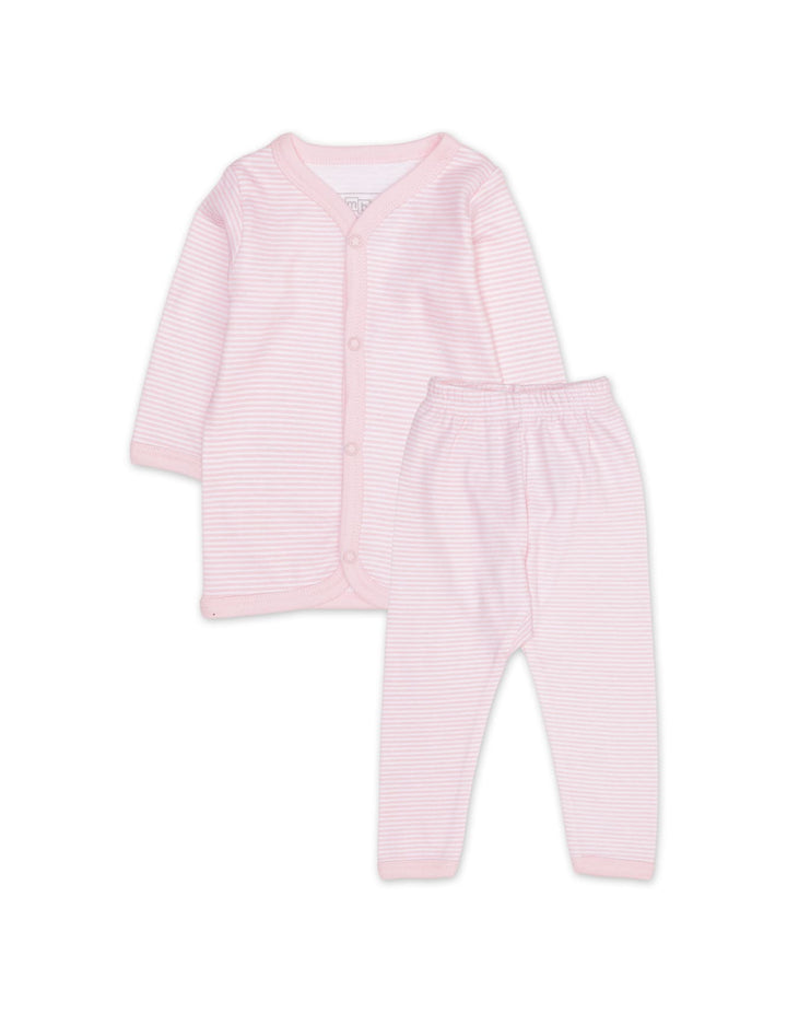 Zubaida's Night Suit Striped - Pink Floral Theme - Zubaidas Official™