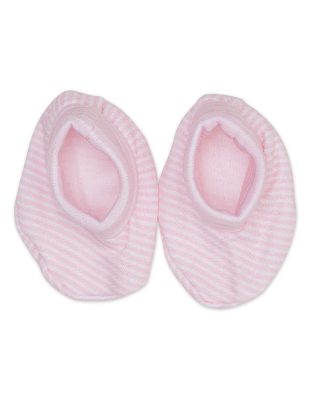 Zubaida's Mittens & Booties Set Striped - Pink Floral Theme - Zubaidas Official™