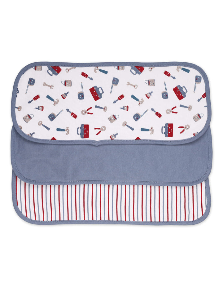 Zubaida's Soft, Absorbent & Baby-Friendly 3 Pcs Burp Cloths - Zubaidas Official™