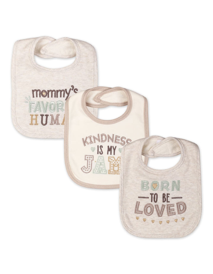 Zubaida's Soft, Absorbent & Adorable 3 Pcs Bibs Set - Zubaidas Official™