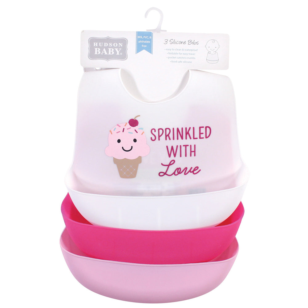 Zubaida's Bib Slicon Ice Cream - Pack of 3 - Zubaidas Official™
