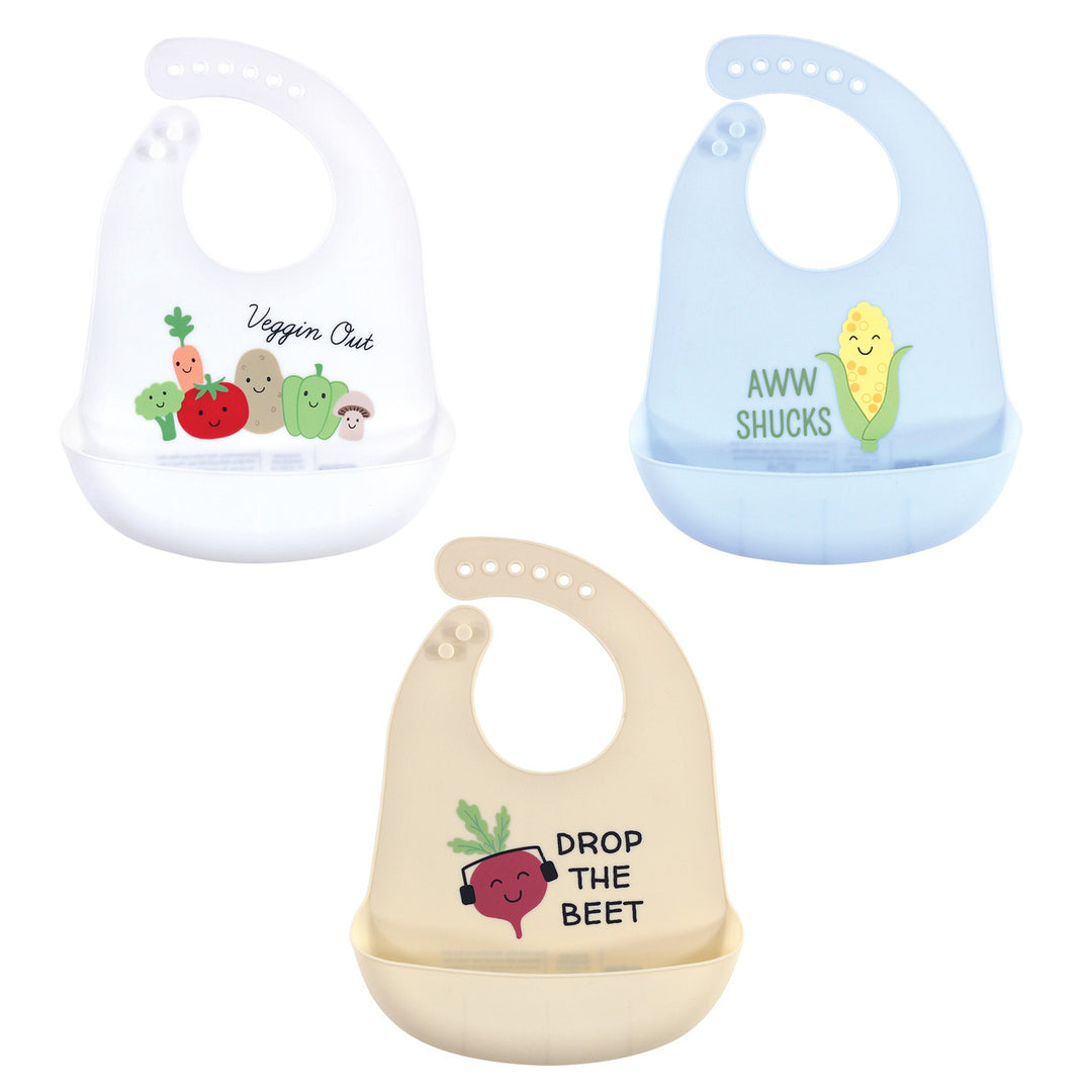 Zubaida's Bib Slicon Vegetables - Pack of 3 - Zubaidas Official™
