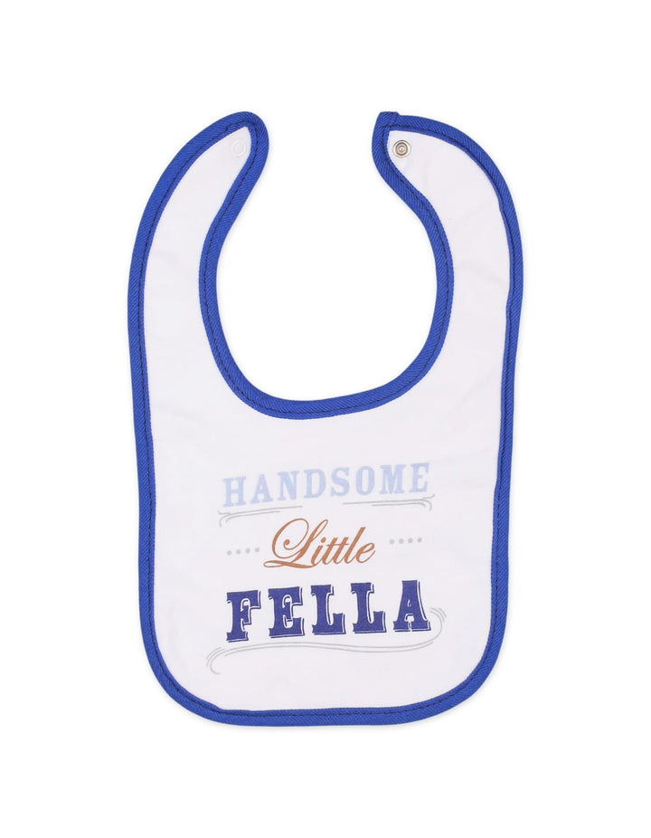 Infant Boy 5 Piece Bibs Set Dapper Little Man at Zubaidas Best Online Baby Store in Pakitsan