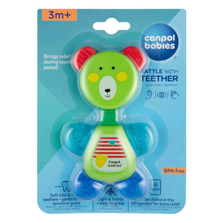 Canpol babies Rattle with Water Teether BEAR - 56/139