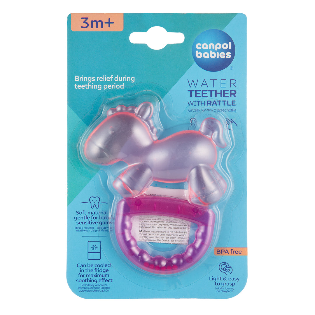 Canpol babies Water Teether with Rattle HORSE - 74/018