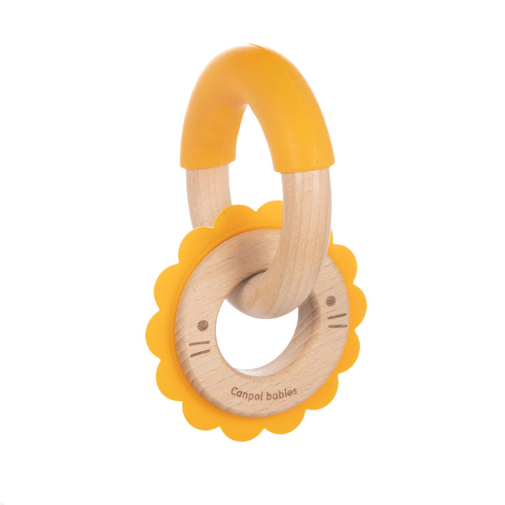 Canpol babies Wooden-Silicone Teether LION - 80/300