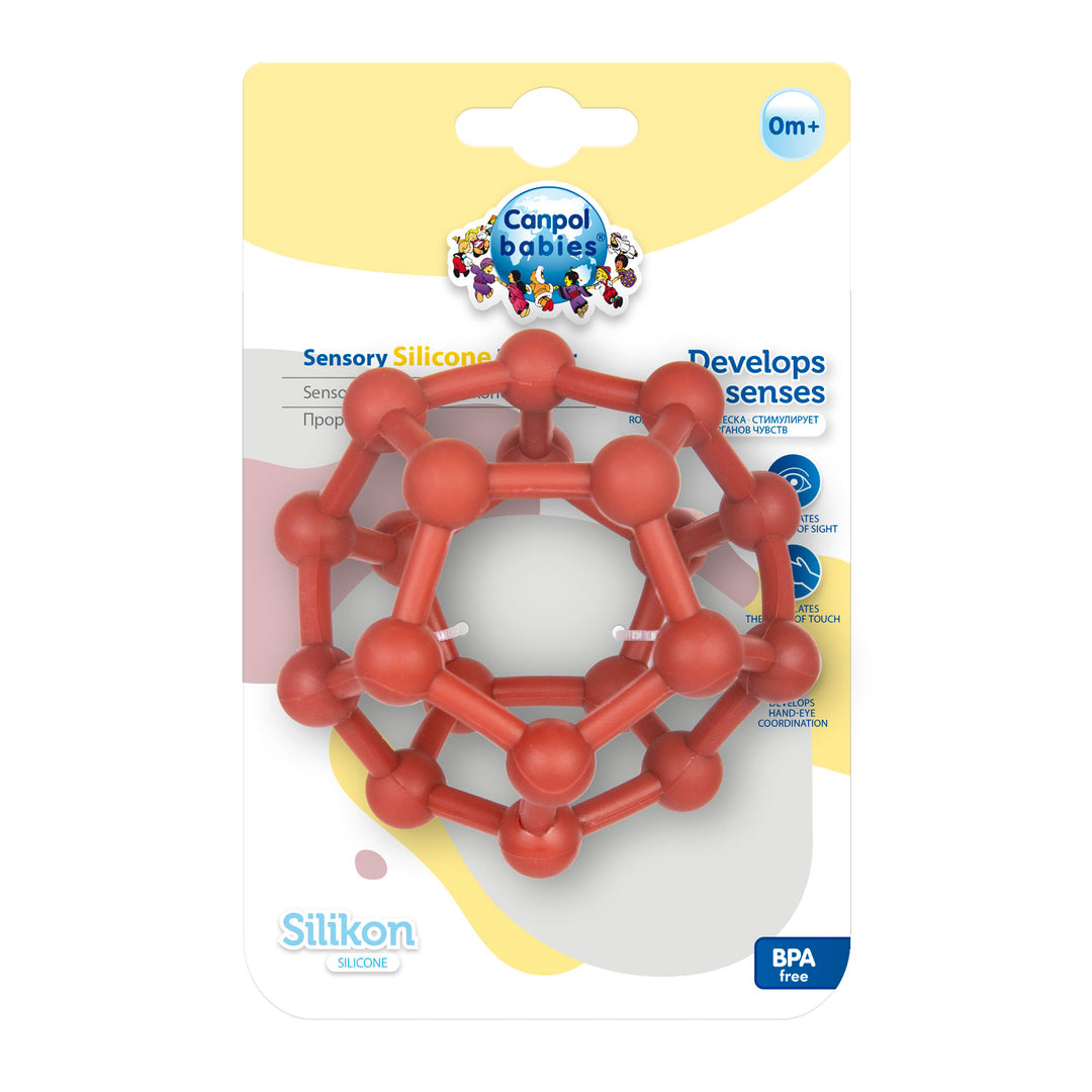 Canpol babies Sensory Silicone Teether GEOMETRIC - 80/302