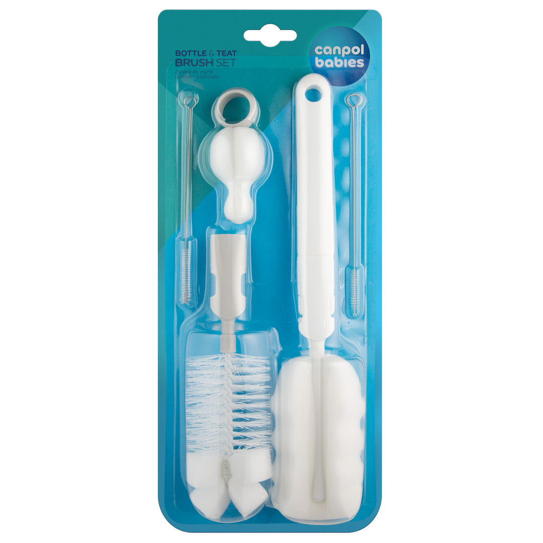 Zubaida's Canpol Babies Bottle and Teat Brush Set With Changeable Ending - 7/403