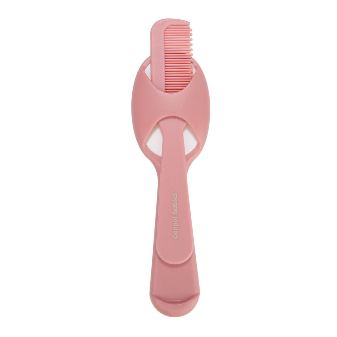 Zubaida's Canpol Babies Baby Brush and Comb for Infants Pink - 56/160