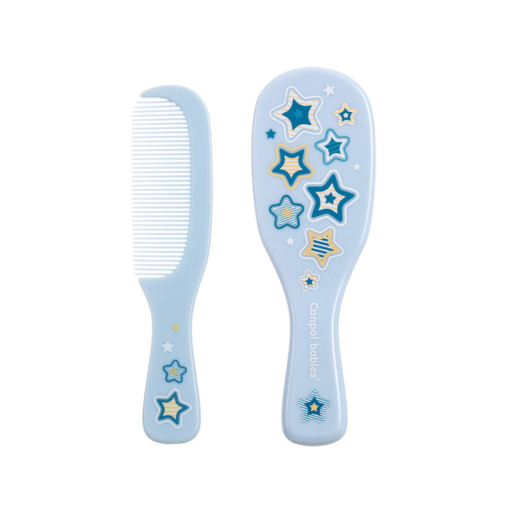 Zubaida's Canpol Babies Baby Brush and Comb with Soft Natural Bristles NEWBORN BABY Blue - 7/406