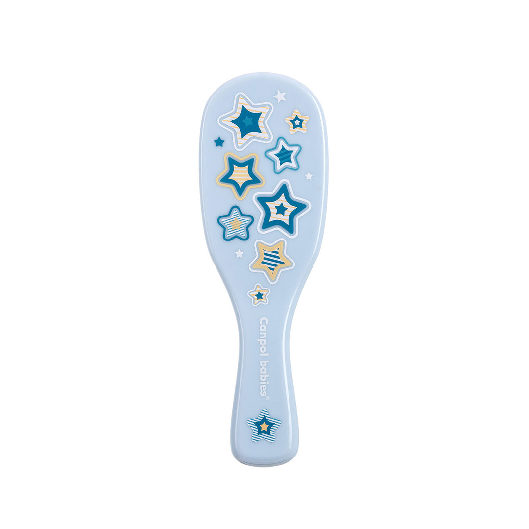 Canpol Babies Baby Brush and Comb with Soft Natural Bristles NEWBORN BABY Blue - 7/406