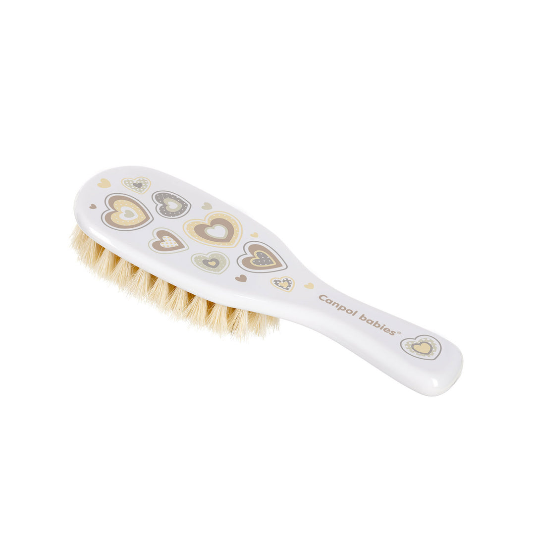 Zubaida's Canpol Babies Baby Brush and Comb with Soft Natural Bristles NEWBORN BABY White - 7/406