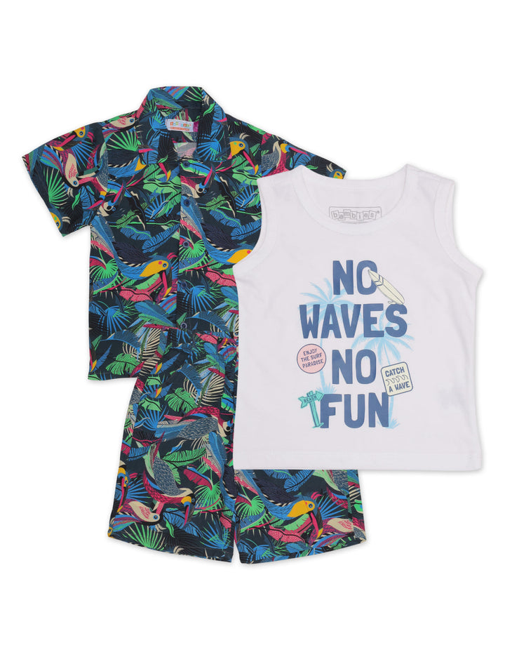 Zubaida's Hawaiian 3 Pcs Suits Set - Zubaidas Official™