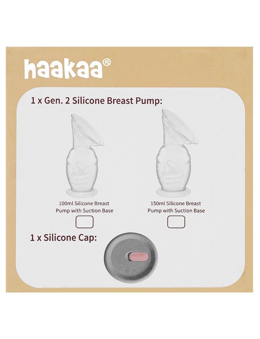 Zubaida's Haakaa Gen 2 Silicone Breast Pump with Suction - 4 oz100 ml - GBHK040