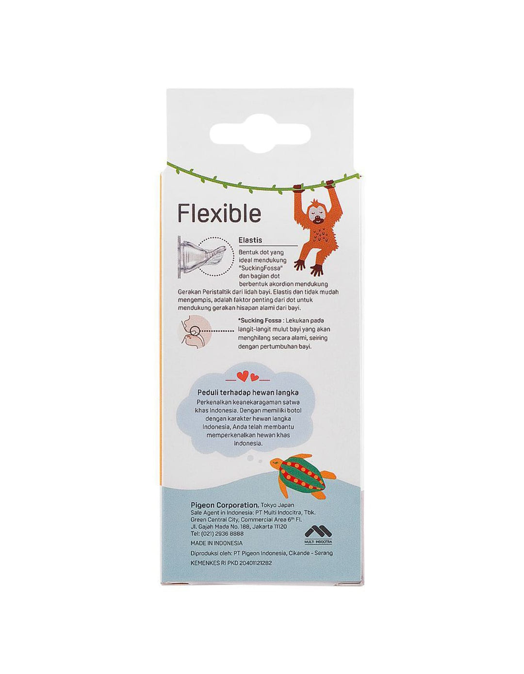 Zubaida's Pigeon Flexible Feeder PP RP 50ml Turtle- A79395