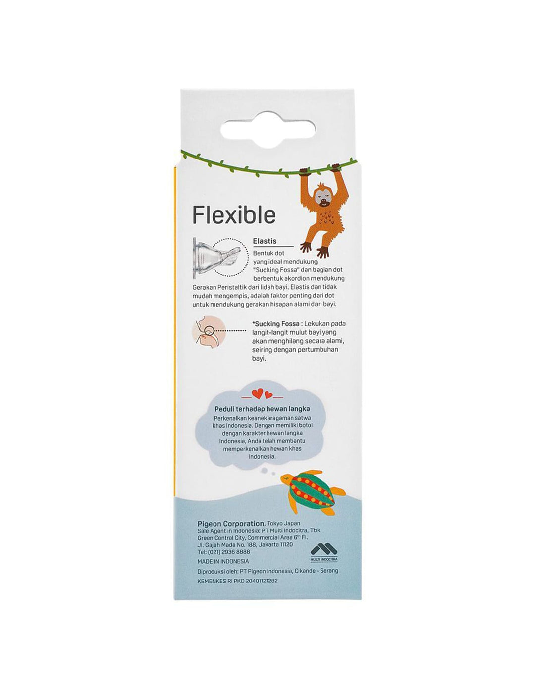 Pigeon Flexible Sn Feeder PP RP 120ml Turtle- A79400