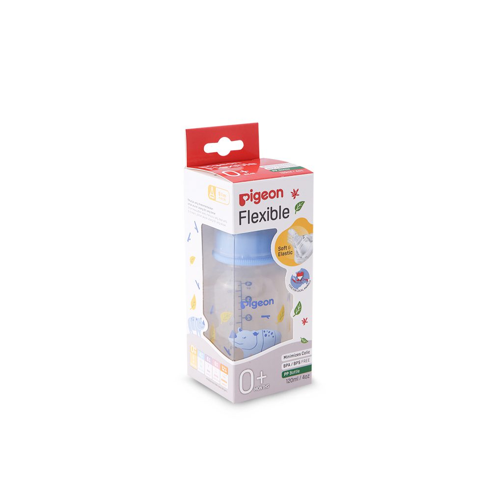 Pigeon Flexible Feeder PP RP 120ml Rhino - A79403