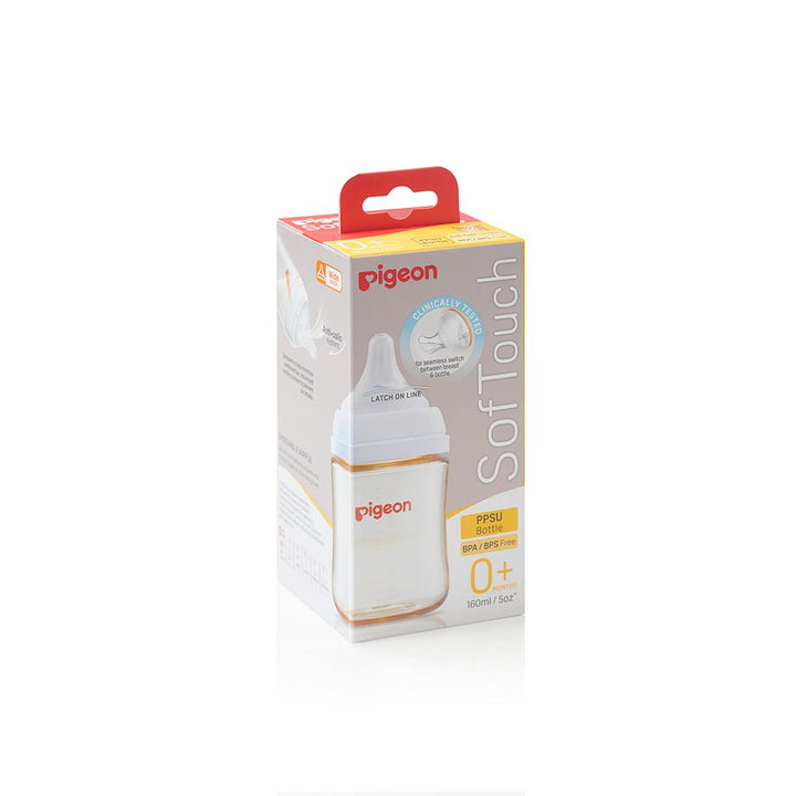 Pigeon SofTouch Wide Neck Feeder PPSU 160ML - A79438