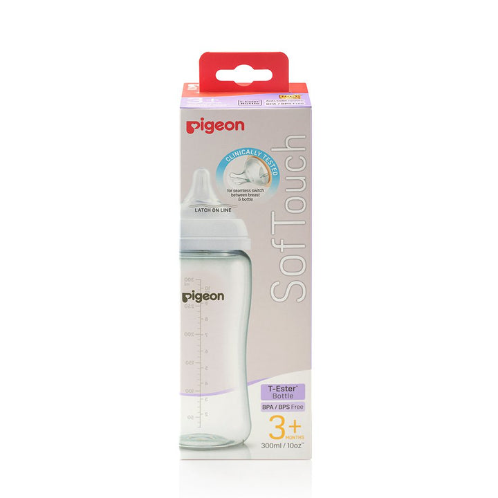 Pigeon Softouch Wide Neck Feeder T-Ester 300ml Logo - A79445