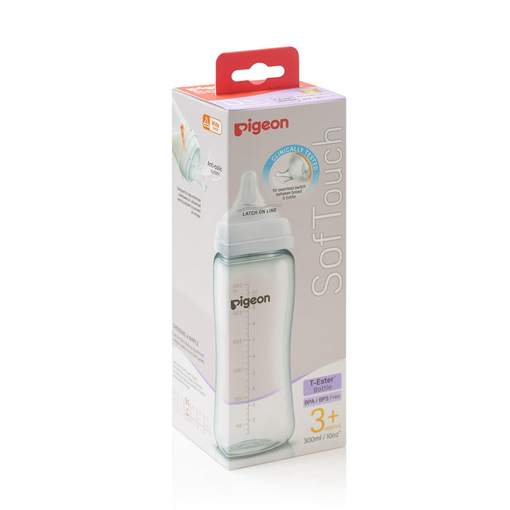 Pigeon Softouch Wide Neck Feeder T-Ester 300ml Logo - A79445