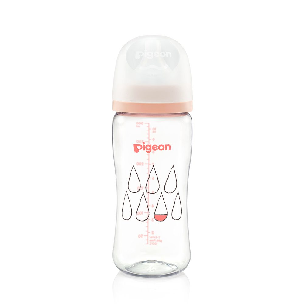 Pigeon Softouch Wide Neck Feeder T-Ester 300ml Dewdrop - A79450