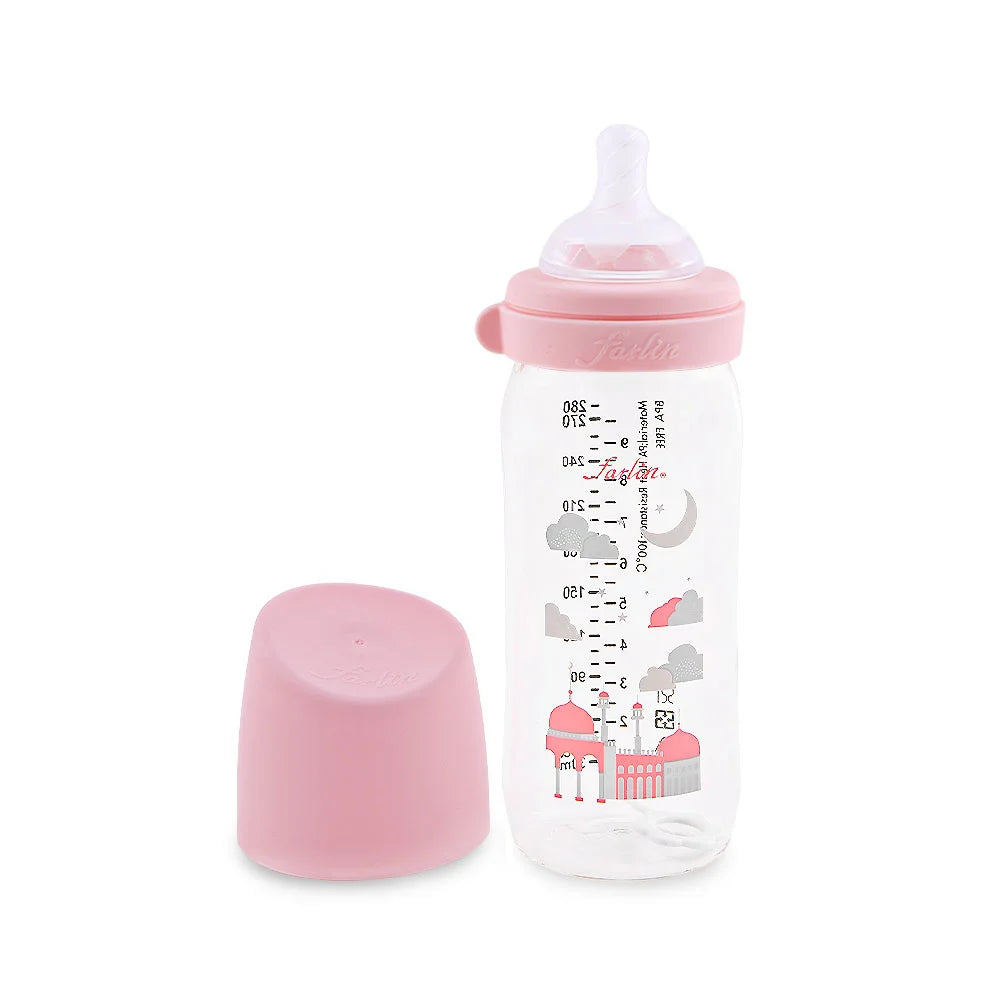 Farlin PA Feeding Bottle 280Ml-YE Pink - AB-A2002-02