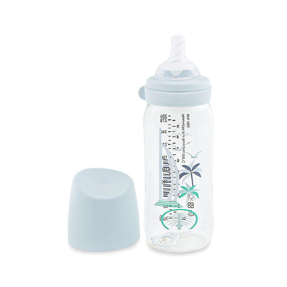 Zubaida's Farlin PA Feeding Bottle 280Ml-Dubai Blue - AB-A2002-04