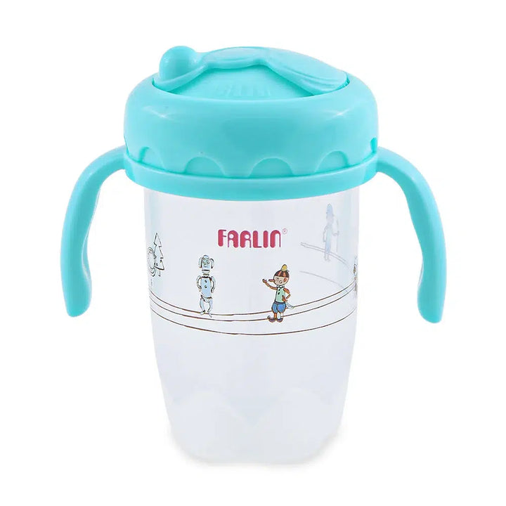 Farlin Straw Training Cup - Blue - AET-012-C