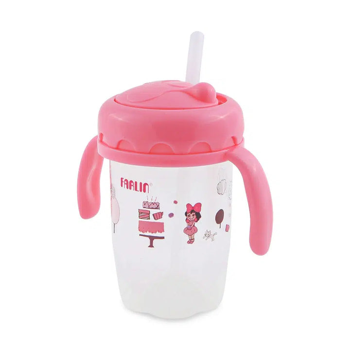 Farlin Straw Training Cup - Pink - AET-012-C