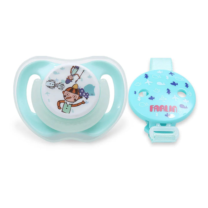 Farlin Glow-in-Dark Pacifier N Chain - Blue - BA-20008