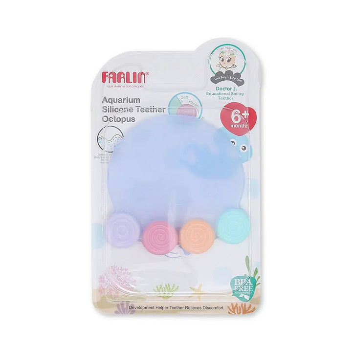 Farlin Silicone Gum Soother-Octopus Blue - BB-20009