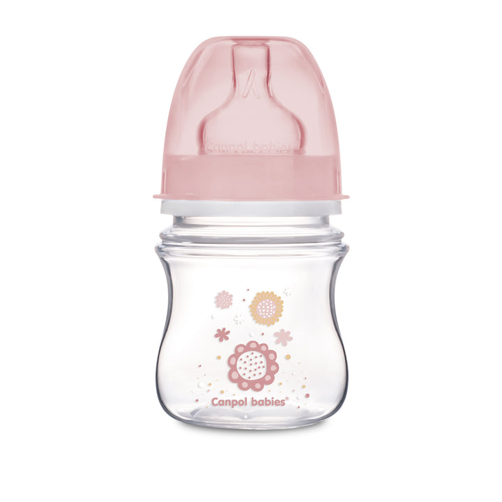 Canpol babies Easystart Anti-colic Wide Neck Bottle 120ml PP NEWBORN BABY pink - 35/216