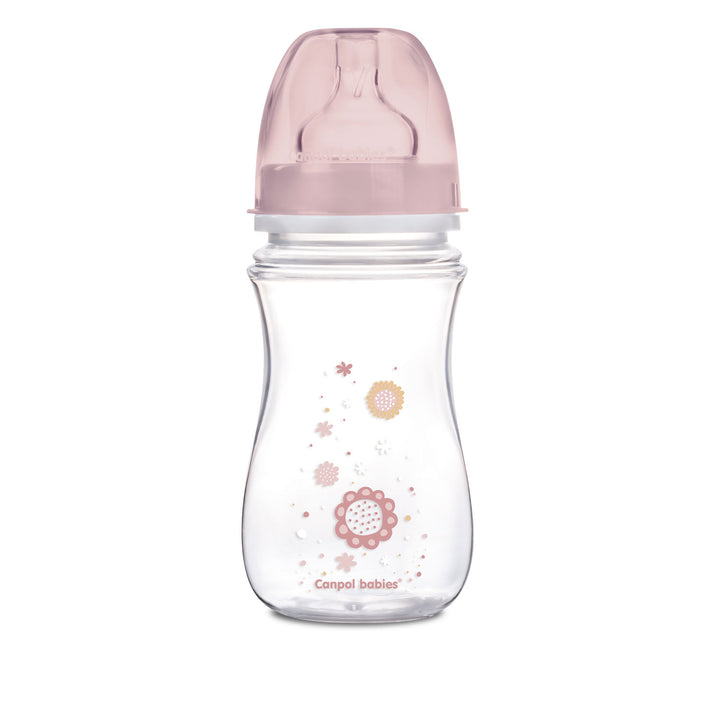 Canpol babies Easystart Anti-colic Wide Neck Bottle 240ml PP NEWBORN BABY pink - 35/217