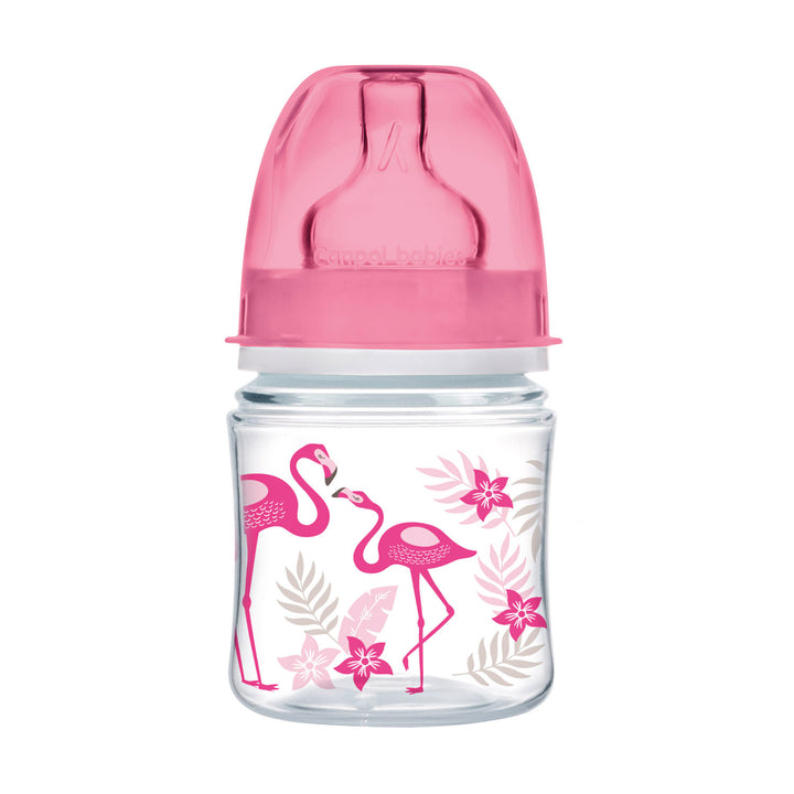 Canpol babies EasyStart Anti-colic Wide Neck Bottle 120ml PP JUNGLE coral - 35/226