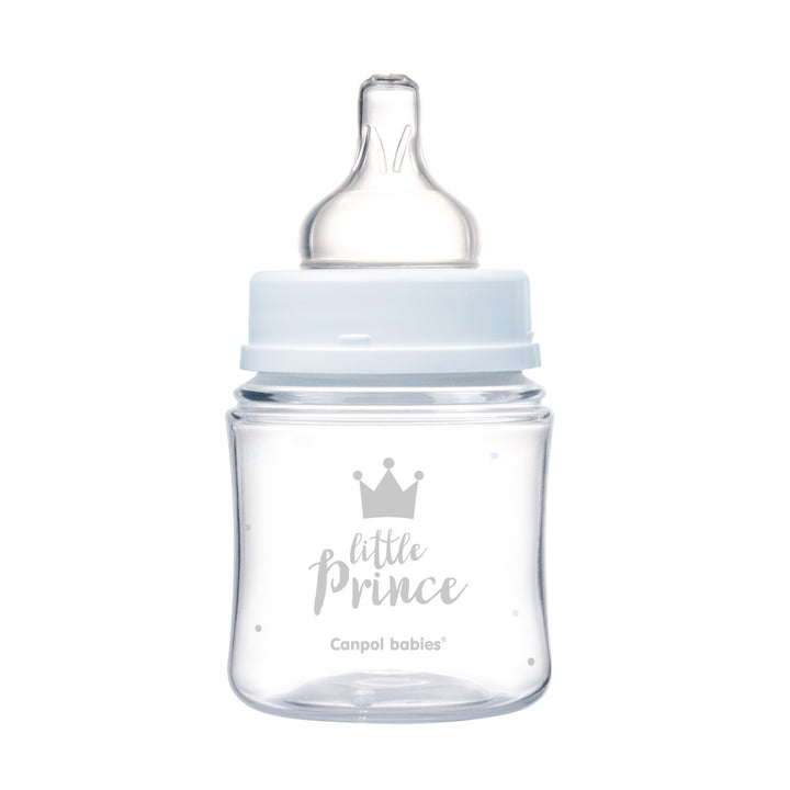 Canpol babies Anti-colic Wide Neck Bottle 120ml PP Easy Start ROYAL BABY Blue - 35/233