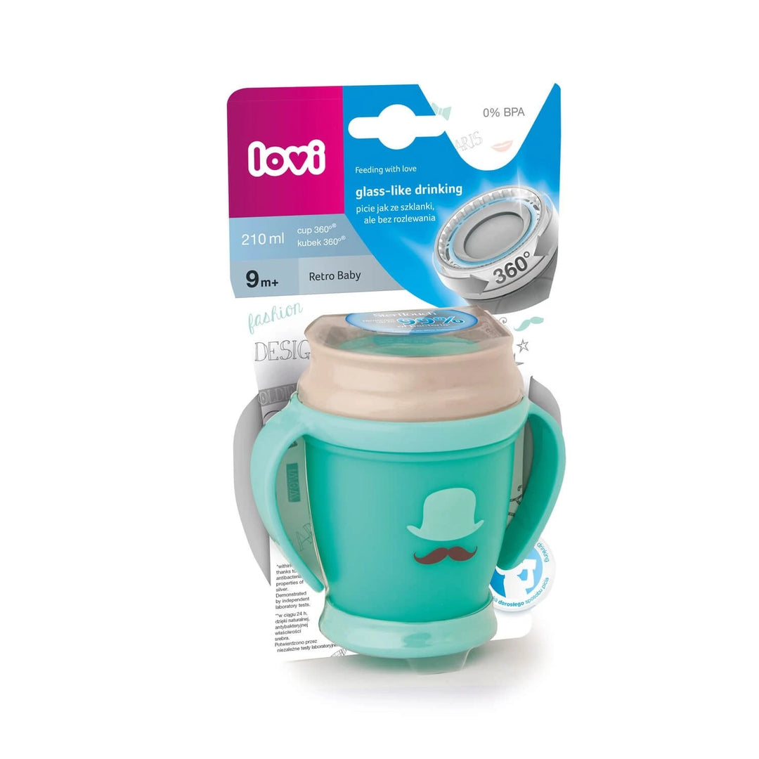 Lovi 360 Cup Mini 210ml Retro Baby Boy - 1/584