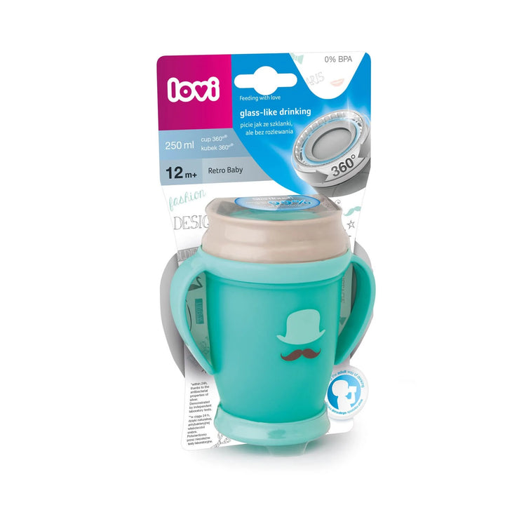 Lovi 360 Cup Mini 250ml Retro Baby Boy - 1/590