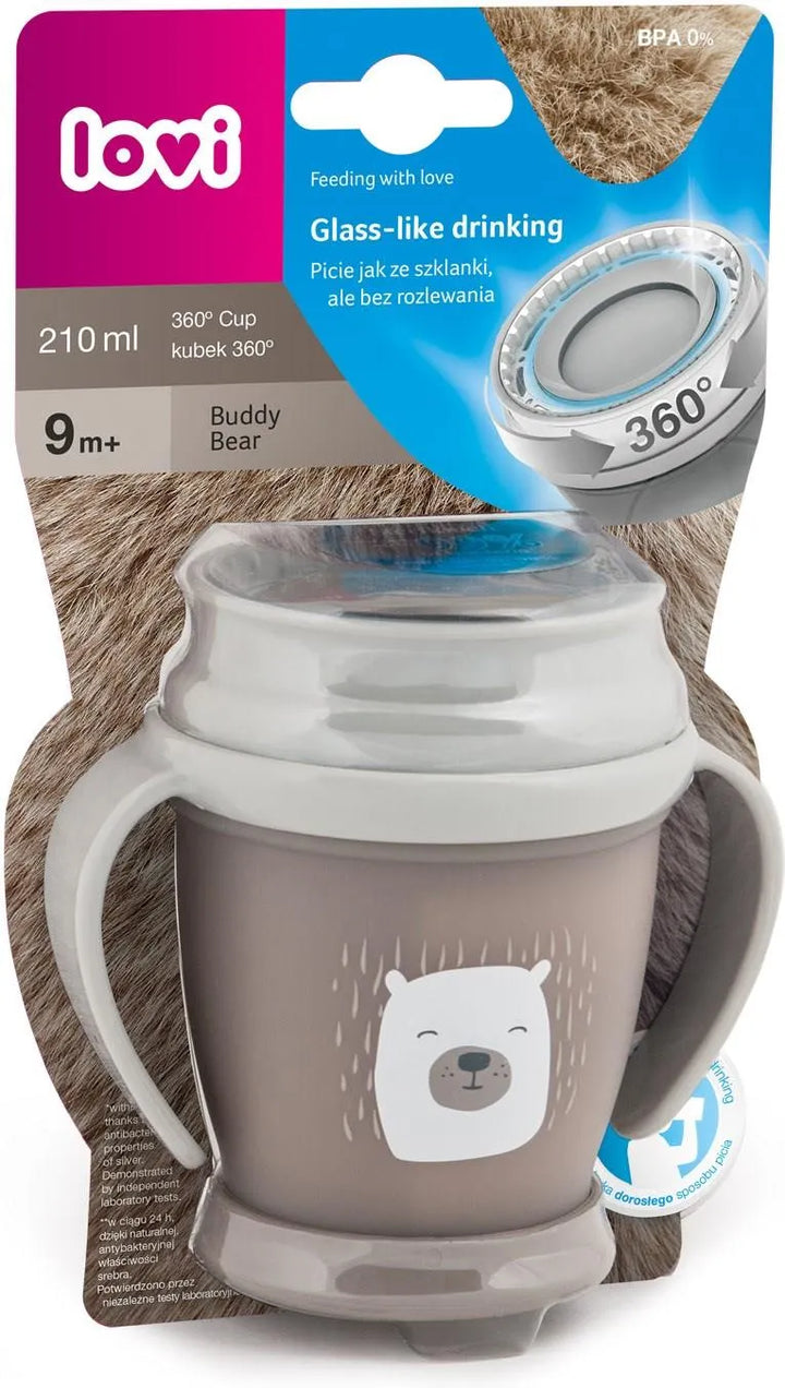 Lovi 360 Cup Mini 210 ml Buddy Bear Unisex - 1/600