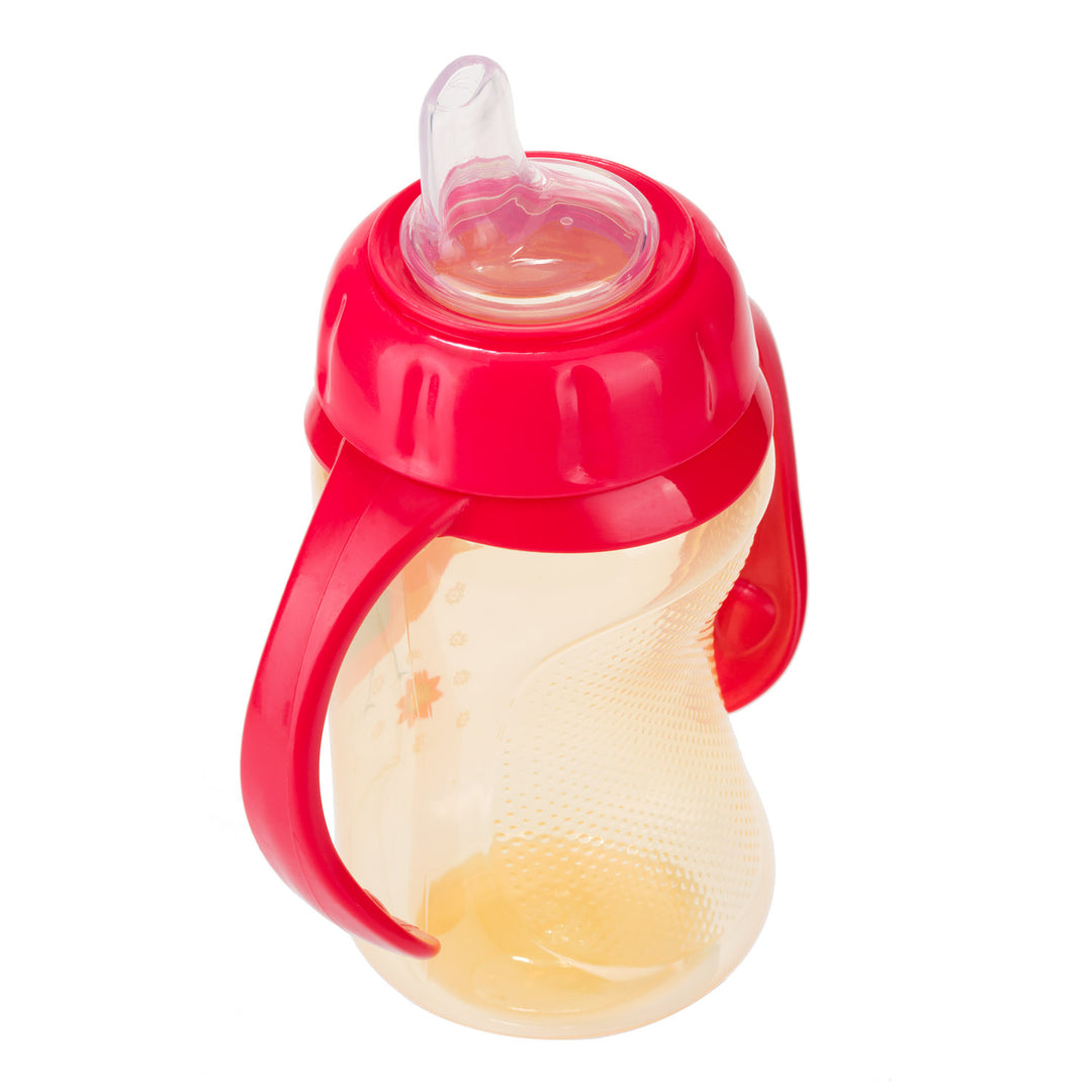 Canpol Babies Training Cup Silicon Spout 320ml CUTE ANIMALS Red - 56/512