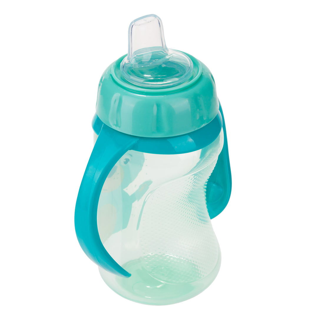 Canpol Babies Training Cup Silicon Spout 320ml CUTE ANIMALS Turquoise - 56/512