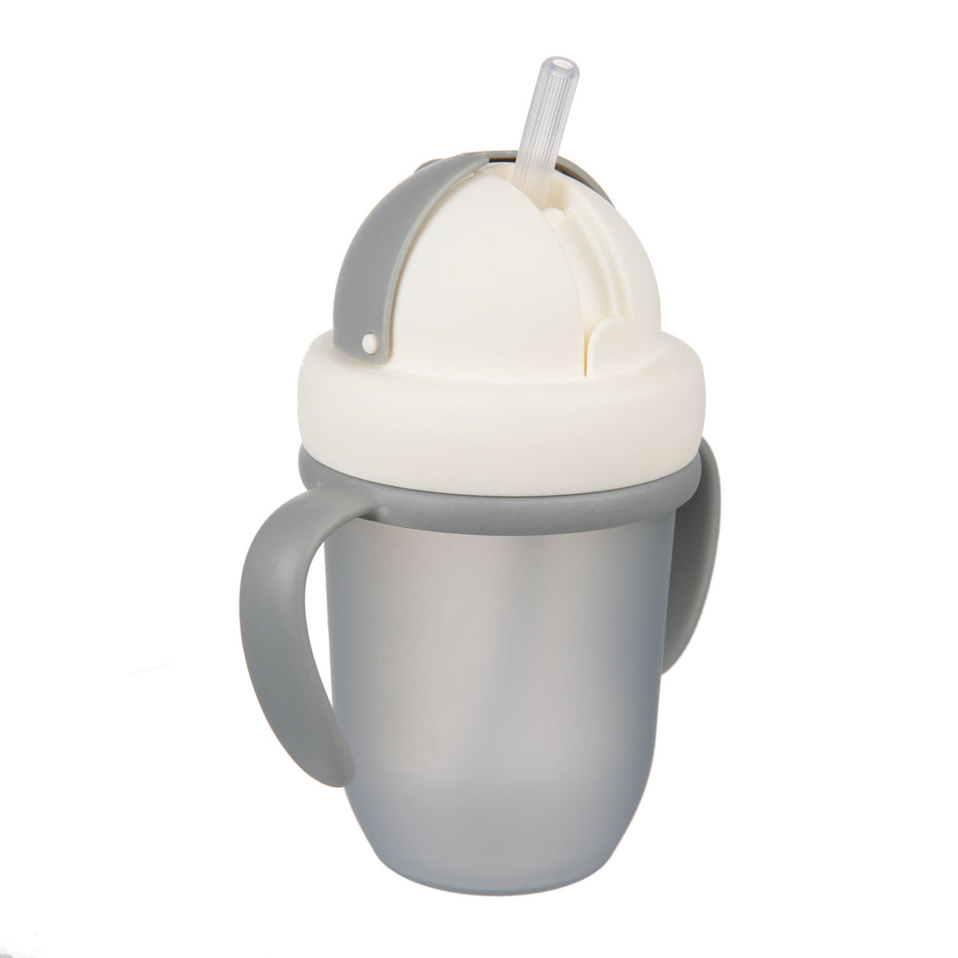 Canpol Babies Cup with Silicone Flip-top Straw 210ml MATTE PASTELS - 56/522