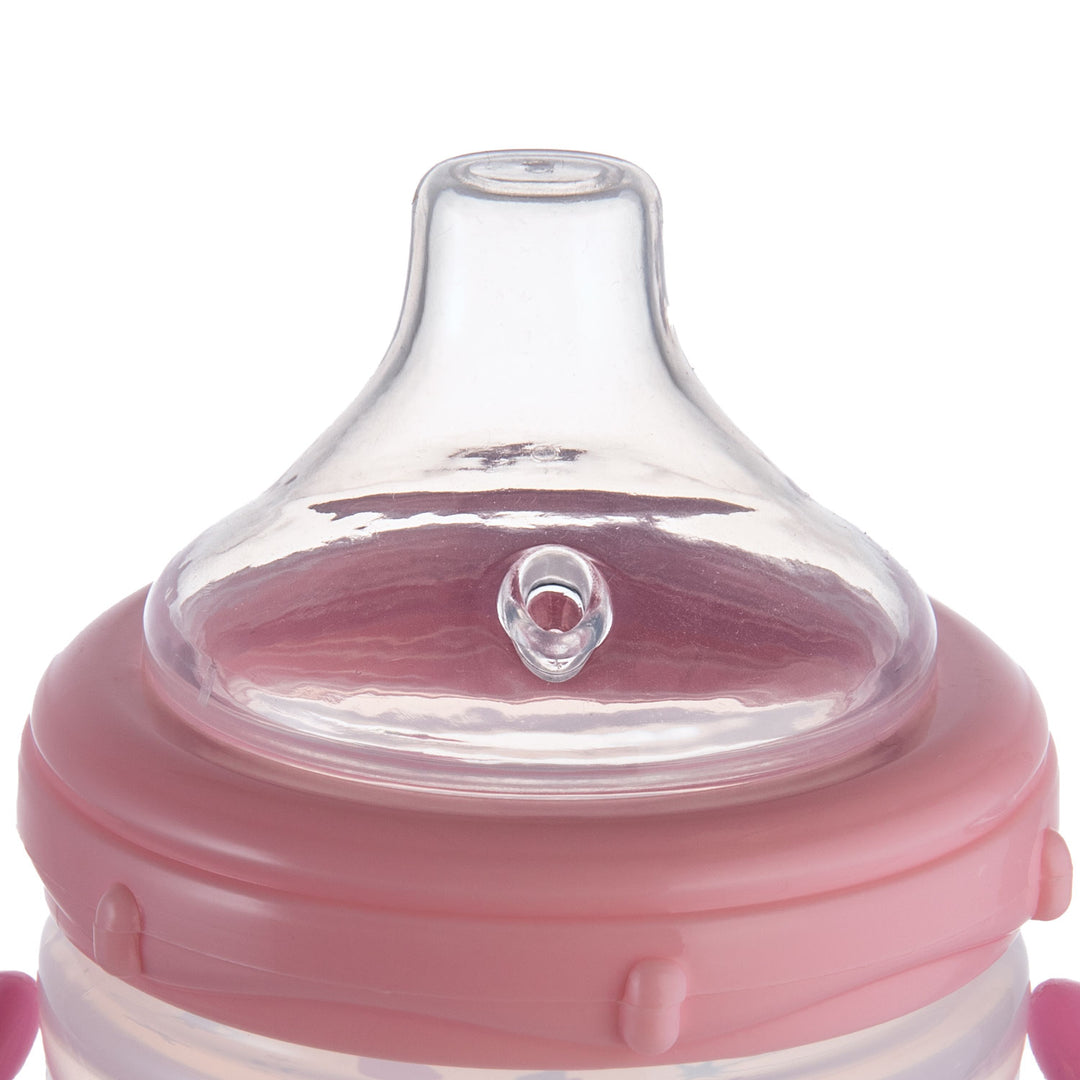 Zubaida's Canpol Babies Non-spill Cup Silicon Spout 180ml LOVE&SEA Pink - 57/300 - Zubaidas Official™