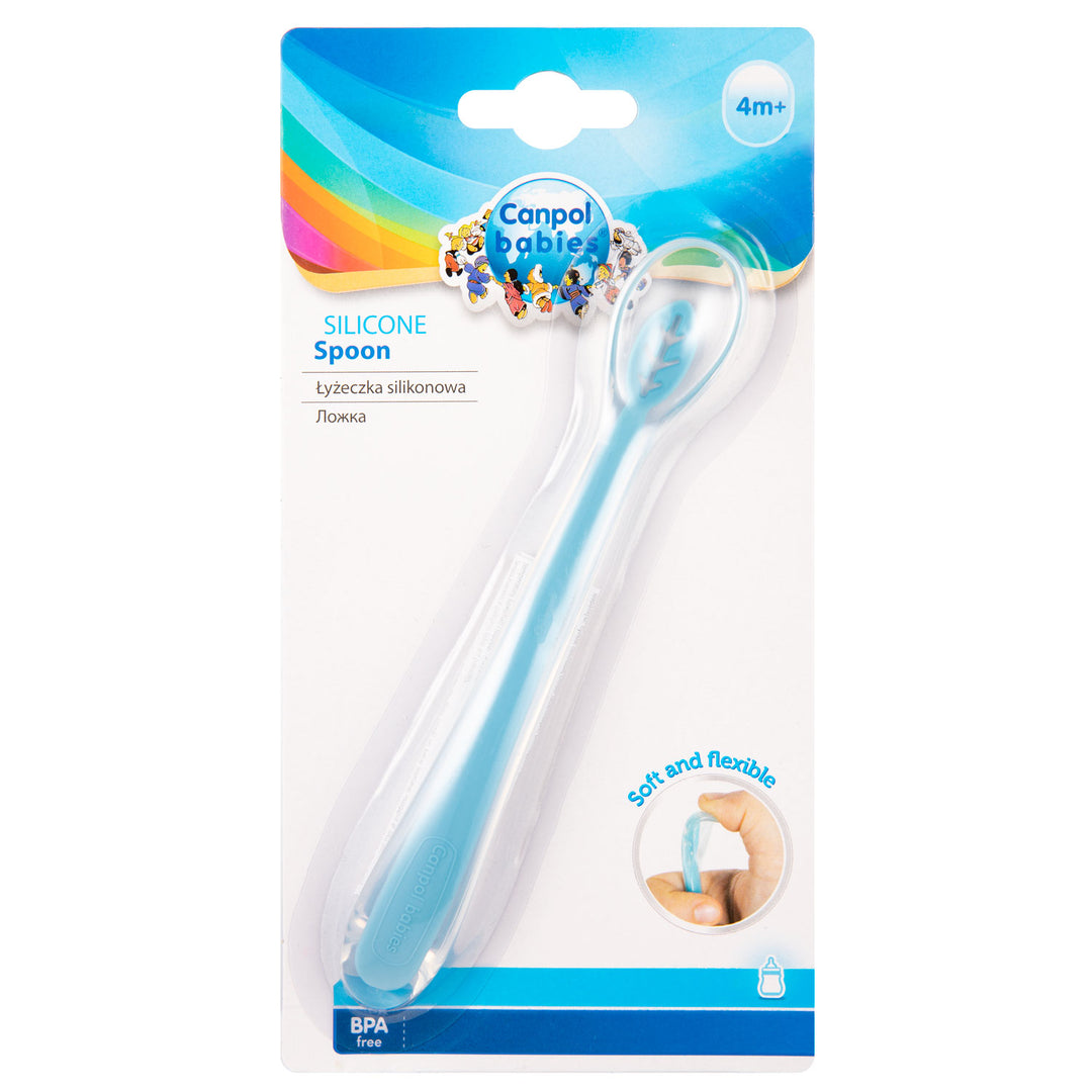 Canpol Babies Silicone Spoon Blue - 51/010