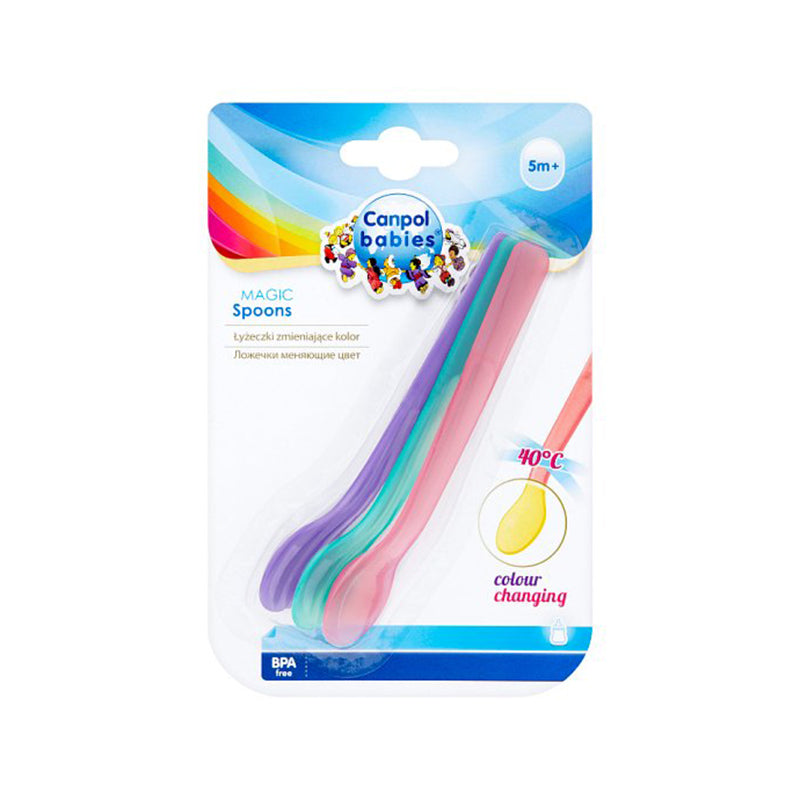 Zubaida's Canpol Babies Color Changing Spoons 3pcs - 9/583