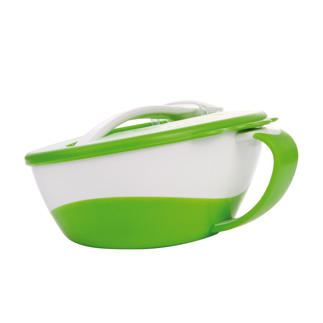 Canpol Babies Bowl with Spoon and Lid 350ml LITTLE COW Green - 31/406