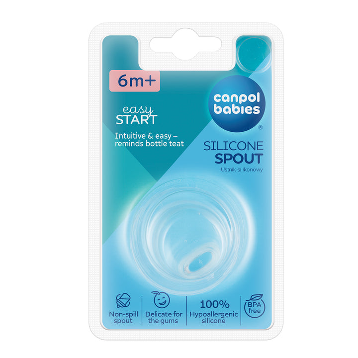 Canpol Babies Silicon Training Spout for Wide-Neck Bottle 1pc - 56/600